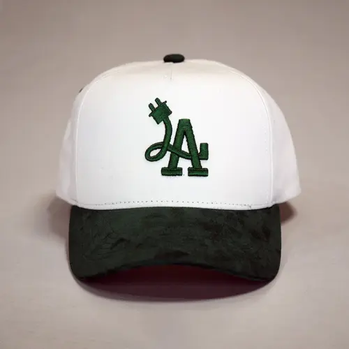 MOJA BASICS LA Plug Premium A-Frame Snapback Headwear - Premium Streetwear Hat, Multiple Colors, Suede Brim/Full Suede Options, Anniversary, Beach Snapback Hats