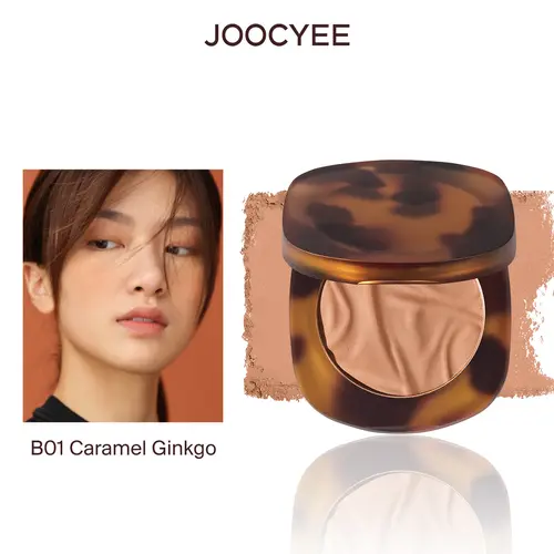 JOOCYEE Tortoise Shell Matte Powder Blush, Warm-Toned Color Correcting Pressed Powder, Highly Pigmented Smooth Formula, Natural Soft Flush, Long-Lasting Matte Finish, 3.5g Compact Makeup for Daily Wear, Office, Dates & Travel, Perfect for Fall & Winter