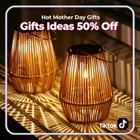 Solar Garden Lights, Handwoven Rattan Solar Lantern, Special Design Outdoor Solar Garden Lights, Waterproof Solar Lights Suitable for Patio, Yard, Porch, Pathway, Decorative Lighting Lamps Modern