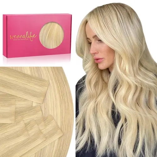 WENNALIFE Invisi Edge Tape in Hair Extensions Human Hair 14-24 Inch 50g 20pcs (MIX Includes 10pcs Invisi Edge & 10pcs Classic) Natural Black Invisible Luxury Remy Hair Natural Tape Ins Straight#TikTokShopFallDealsForYou#sohochic