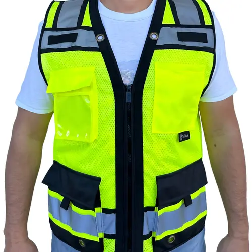 Super Duty Mesh High Visibility Safety Vest, ANSI/ ISEA 107-2020 Class 3, Type R