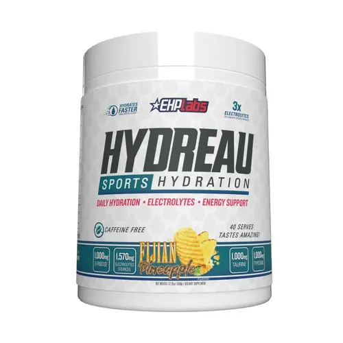 EHPlabs Hydreau Sports Hydration Powder - 40 Servings, Coconut Water, Magnesium Muscle Recovery Supplement, D-Ribose Energy Support, Fast-Acting Electrolyte Drink Mix, Supplement Drink Mix for Daily Hydration & Daily Supplemental Nutrition Support