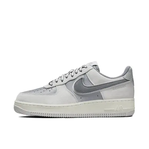 Women’s Nike Air Force 1 Low Athletic Club Grey Low Top Casual Sneakers - Leather Upper, Classic Silhouette, Cushioned Midsole, Durable Rubber Outsole, Round Toe, Closed Design, All Seasons, True To Size, Sports Shoes, Walking, Solid