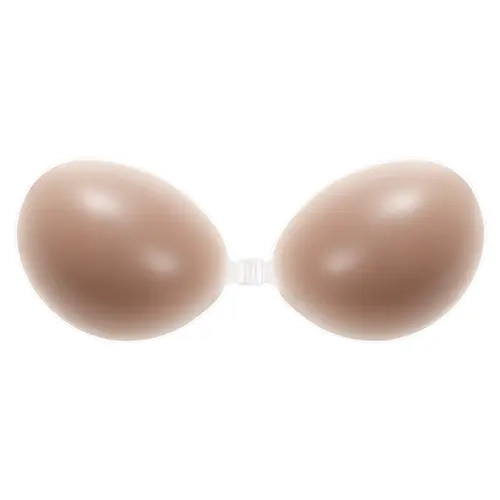 Wingslove Invisible Adhesive Sticky Bra Silicone Push up Strapless Bra for Backless Dress with Nipple Covers