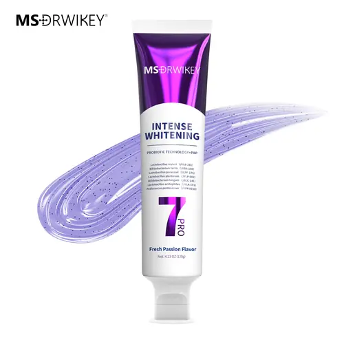 MSDRWIKEY 7 Pro Toothpaste – Purple Formula for Fresh Breath, Daily Oral Care