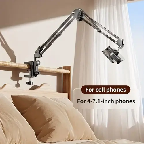 YWZ Adjustable Tablet Stand, Foldable Tablet Stand for Bed, Aluminum Universal Flexible Tablet Stand, 360 Degree Rotatable, Compatible with iPad/iPhoneX/iPad Pro/N-Switch or other 4.5~12.9 inch devices
