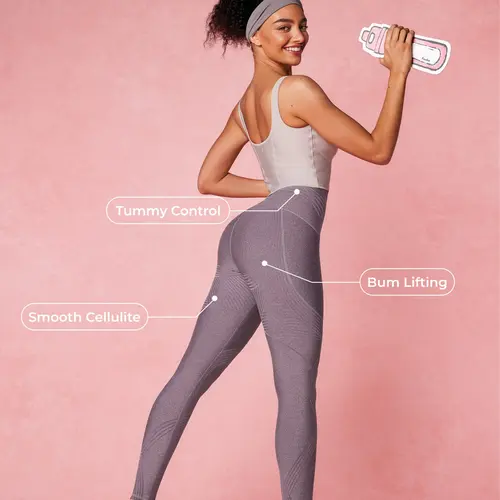 Fanka Body Sculpt Leggings 2.0 - Reversible, Tummy Control, Breathable, Seamless, Soft Stretchy Pull On Sportswear for Gym Style Athleisure Sculpt Leggings Fitness, Athleisure Leggings,summerwins
