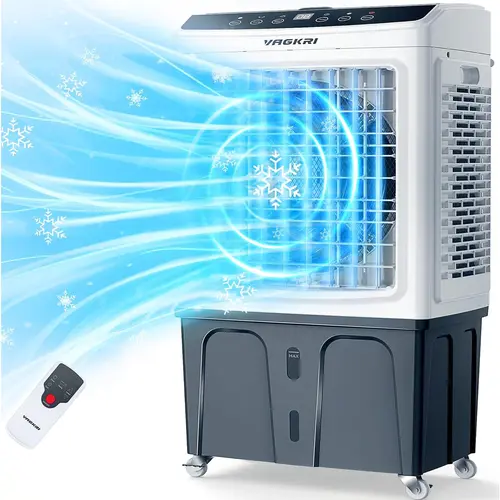 Evaporative Air Cooler,  9.2Gallon -12Gallon ,120°Oscillation Air Cooler with Remote Control, 24H Timer, 3 Modes & Wind Speeds for Outdoor Indoor Use,air conditioner,cooling fan,fan that blows cold air #SummerVibes