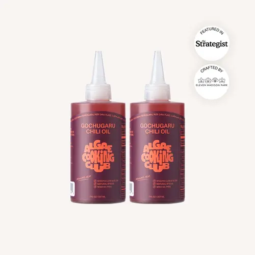 Chili Infused Oil | Culinary Algae Oil infused with Korean Gochugaru Chili - Aromatic Spice, Seed Oil Free
