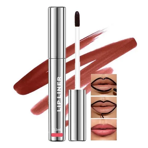 Long Wear Peel-Off Lip Liner Tattoo Core Bundle with Tweezer, Hyaluronic Acid & Vitamin E Infused Long-Lasting Lip Stain, Makeup Cosmetic Lipliner
