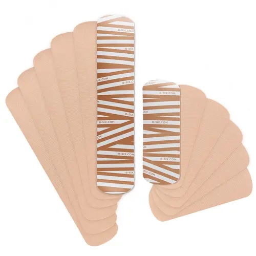 Nippies Women's Precut Boob Tape Accessory (12 Pieces) - Customized Double-Sided Body Adhesive, Soft Stretch, Skin Safe, Smooth Cleavage, Lingerie-Level Support, Premium Fabrics, Backless, Party-Ready, Coco Caramel Options