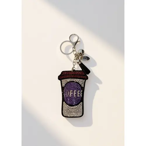 Decorative Iris Keychain Charm (#C09) Stylish Keychain By Iris & Rainbow Key Charms Key Accessories