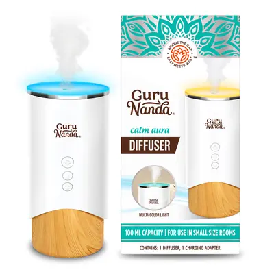 GuruNanda Calm Aura Diffuser - 100ml Tank, Essential Oil Diffuser