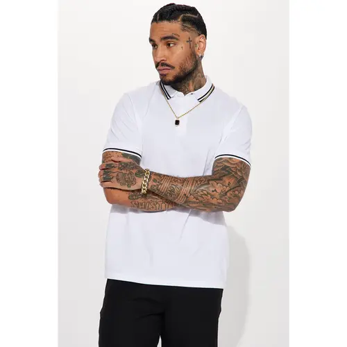 Wilson Short Sleeve Polo - White