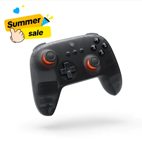 VITURE x 8BitDo Ultimate C Special Edition Wireless Plastic Game Controller - 480mAh Rechargeable Peripheral with 6-Axis Motion Aim, Rumble Vibration, Enhanced Triggers, Wake On Shake, Tactile Buttons, Stable Connection for Switch, Mobile Devices