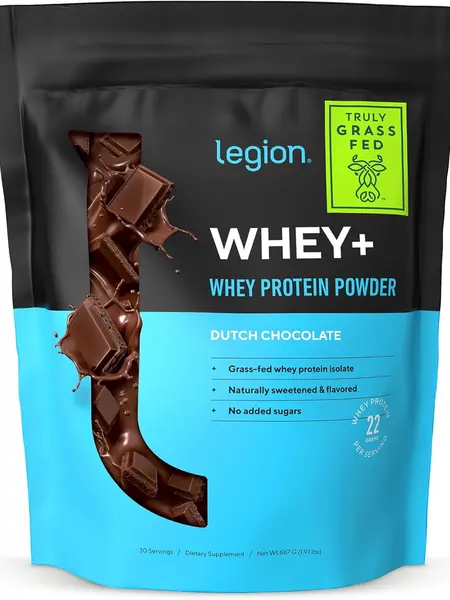 Legion Whey+ Protein Isolate Powder Dietary Supplement - 30 Servings