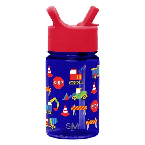 Simple Modern Kids Summit Plastic Water Bottle with Leak Proof Straw Lid 12oz - BPA-Free, Reusable, Durable for Toddlers