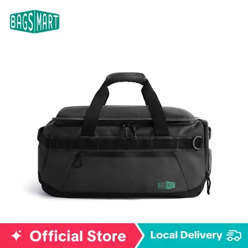 BAGSMART Paz 43L Carry-On Duffle Backpack - 3-in-1 Versatile Design with 8 Pockets Lightweight Water-Resistant Durable Travel Bag Machine Washable TikTokShopfalldealsforyou