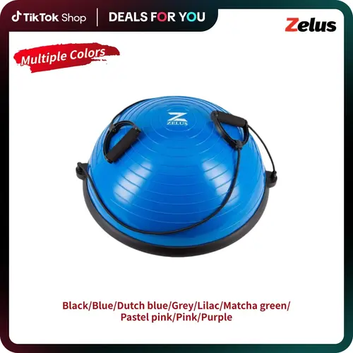 ZELUS Balance Ball Trainer with Resistance Bands and Foot Pump, Inflatable Yoga Ball for Home Gym Workouts,all seasons,Home Fitness,gift idea,lawn games,Outdoorfun|#TikTokShopFallDealsForYou