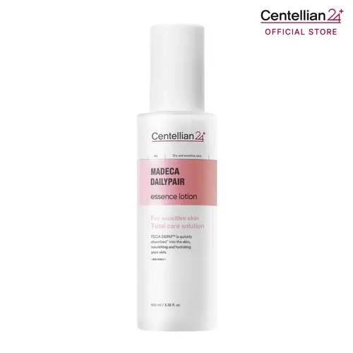 [Centellian24] Madeca Daily Repair Essence Lotion - 3.38 fl oz Lightweight Serum, 10000ppm TECA DERM, Proteoglycan, Phospholipids, Centella-Rich, Alcohol-Free, Barrier Repair, Deep Hydration for Adults' Dry Skin Defense