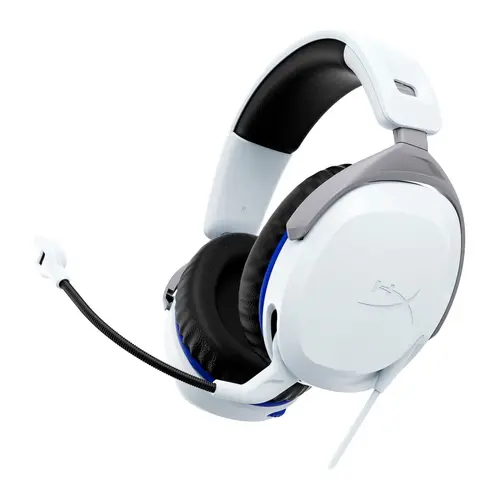 HyperX Cloud Stinger 2 Core Cabled Over Ear Gaming Headphones, Headphones for Gaming with 40mm Drivers, Lightweight Design, Swivel-to-Mute Mic, Adjustable Sliders, 90° Rotating Ear Cups for PlayStation