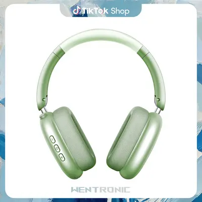 WENTRONIC Y01 Over-Ear Wireless Bluetooth Headphones with Basic ANC--Up to 48-hour playtime, hybrid noise reduction and Hi-Fi sound. Foldable design with soft comfy ear cushions & built-in mic. Compatible with iOS & Android. Summerwins.,father'sdaygifts s