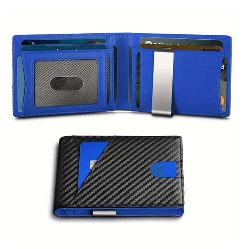 Father's Day Gifts, Men's Minimalist Carbon Fiber CardHolder, RFlD Blocking Card Holder, Slim Wallet, CompactDesign Card Protector for Daily & Travel Use，Christmas Gift, Valentine's Day Gift, Ideal Gift,Thanksgiving gifts, men's gifts