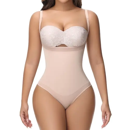 JOSHINE Tummy Control Thong Shapewear For Women High Waisted Panties Slimming Girdle Underwear Compression Tummy Tuck Compression Fabric Shapewear