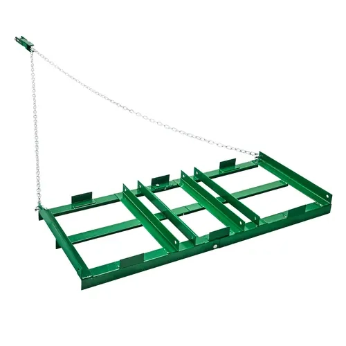 VEVOR 4 ft Width Drag Harrow, Heavy-Duty Tow-Behind Tool with Adjustable Bars, 72in Chain & Angle Iron, Crossbar Weight Aid, 72in Wide Pass Leveling Soil Tool, Quick Assembly & ATV/UTV/Tractor Fit Compatibility