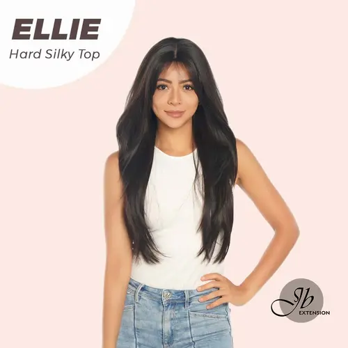 JBEXTENSION 26 Inches Scalpiana Wolf Cut 3.5X4 Hard Silky Top Natural Scalp Effect Fashion Women Wig ELLIE SILK TOP