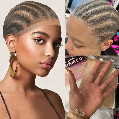 Lush Haute Wig Gift HD Wig Cap For Lace Front Wig Transparent Wig Cap for Wig Stocking Wig Caps For Women Invisible HD Wig Cap Wig Accessories Wholesale