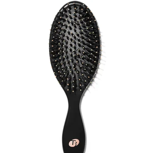 POLISH & SHINE - Premium Vegan Boar and Nylon Oval Brush