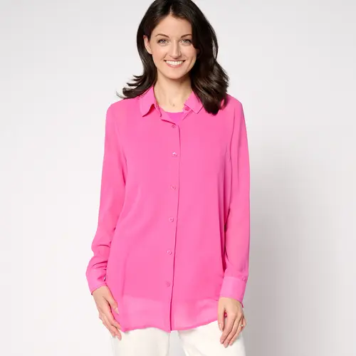 Brandis Dress Out Loud Serving the Curvy Bestie Sheer Big Shirt