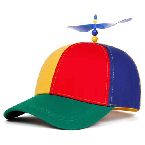 Unisex Propeller Baseball Cap Outdoor Adjustable Sunscreen Leisure Hat Travel Tourism Beach Vacation