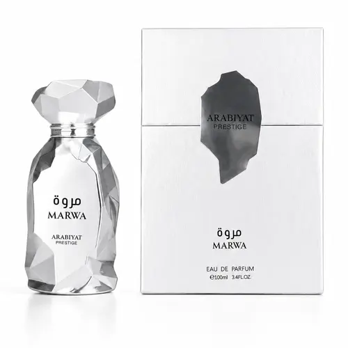 Arabiyat Prestige Marwa Eau De Parfum, 3.4 fl oz Men's Arabian Fragrance, Earthy Woody Scent, Premium Option, Mens Gifts, Guys Gifts