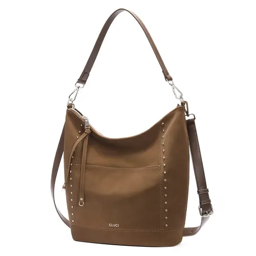 CLUCI Women's Bohemian Hobo Bag - Stylish Crossbody Purses, Casual Everyday Cross Body Purse, Synthetic Handbags for Women, Anti-Theft, Multi-Compartment, Adjustable Strap for Business Use