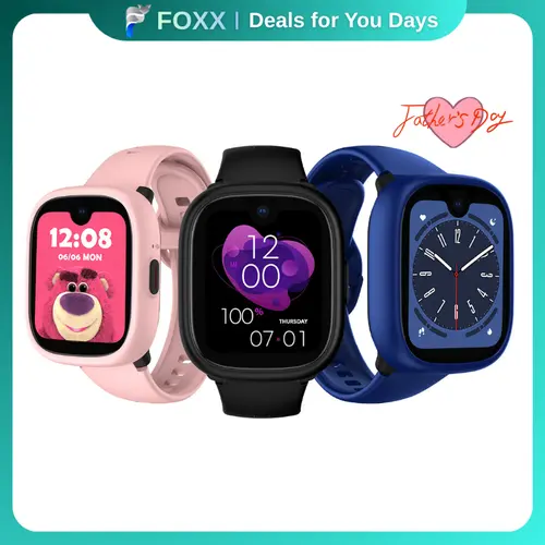Miro Kids 4G Cellular Smartwatch (MIRO-W1) - 1GB RAM, 53g, Android-Compatible, SIM Card Enabled, WiFi, HD Display, GPS+5-Way Positioning, IP68 Rated, Chip, Wearable Tech, In-Class Mode, 4 Modes, Customizable Design, Group Chats, Ideal for School Kids