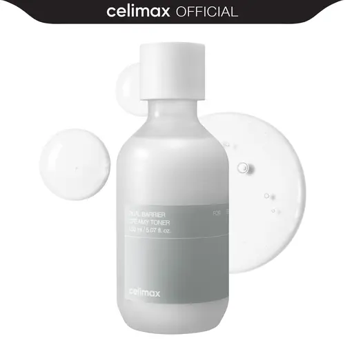 [celimax official] Dual Barrier Creamy Toner | with Ceramides, Peptide, Facial Astringent, Hydrating, Calming, Soothing, Non Irritating, 150ml, Sensitive Skin, Gentle Moisturizing