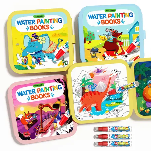TIMETOME 2026 Back to School Mess-Free Coloring Doodle Books for Toddlers - Travel-Ready Educational Art Toy, Encourages Creativity, Builds Artistic Skills, Promotes Quiet Relaxation (Ages 3+)