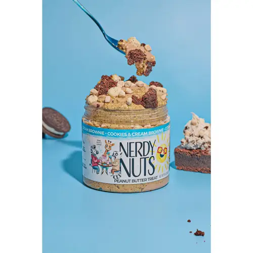 Cookies & Cream Brownie Peanut Butter Treat