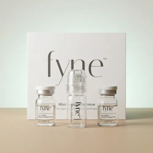 Micro-Infusion Serum 1-Month Bundle for Wrinkles, Fine Lines & Dark Spots - 24K Gold Needle At-Home Facial Kit with Collagen & Peptides Hyaluronic Acid