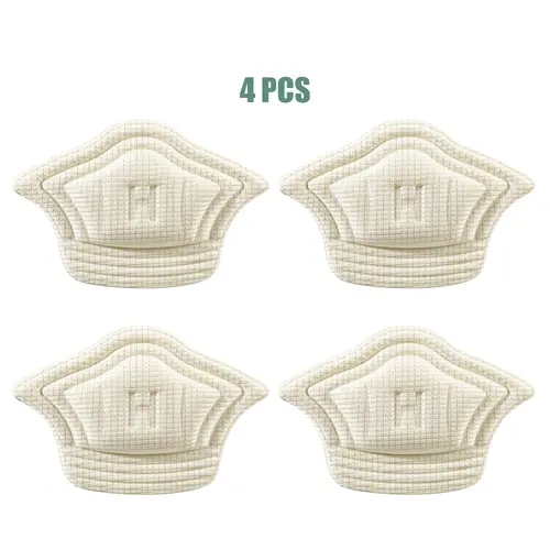 2 Pairs Heel Cushion Pads, Heel Grips Inserts for Loose Shoes, Too Big Boots, Reusable Heel Guards Liners for Women Men, Improve Shoe Fit