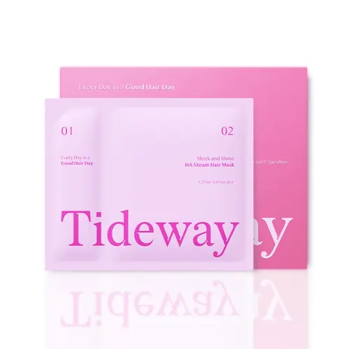【3-Pack】Tideway Sleek & Shine 3X Keratin Hair Treatment Serum, 5D Hyaluronic Acid Steam Mask, Hydrate & Repair Bleach-Damaged Wavy Hair Moisturizer Combo, Ideal Gift for Adults techvibes
