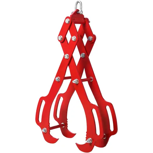GARVEE 3-Ton Heavy-Duty Forged Steel High Lift Farm Jack, 33in-36in-48in Capacity, 6600lbs Load, Red Anti-Corrosion Powder Coat, 4-Jaw Secure Hold, Back Saver, Off-Road Use, Log Handling, 36.2"l x 36"w, 49.2lbs