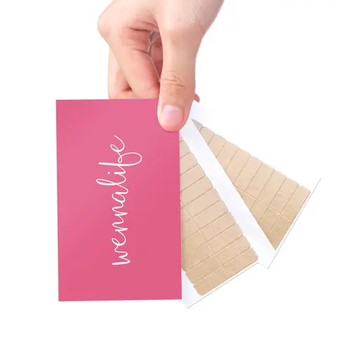 WENNALIFE Hair Extension Tape - Double Sided Replacement Tabs, No Residue Transparent 24pcs 1.6x0.3 Inch/Piece #sohochic #TikTokShopFallDealsForYou
