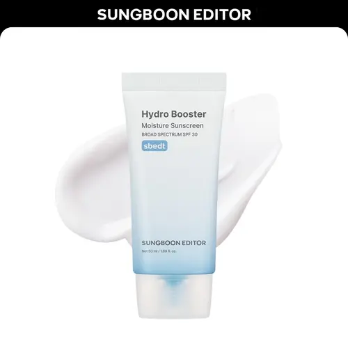 [Sungboon] Hydro-Boost Sunscreen SPF30 | Lightweight Sunscreen for Daily Use, Korean Sunscreen, Watery and Creamy Texture, Sunscreen for Sensitive Skin