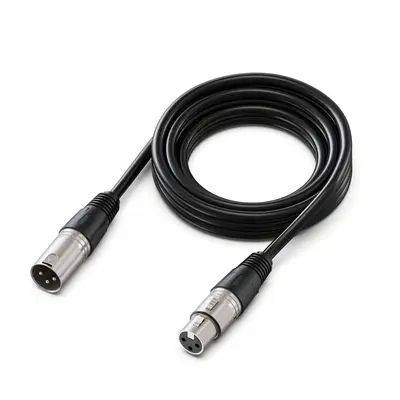 fifine XLR Microphone Cable 5.9ft/9.8ft, XLR Male to Female Mic Audio Cord with Balanced 3 PIN, Speaker Cable, Mic Wire, for Recording Podcast Streaming, Black- L9 L9C,father'sdaygifts summerwins
