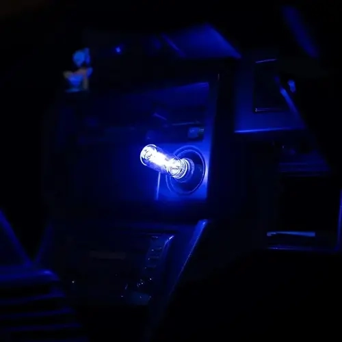 Retro USB-Activated Optical Fiber LED Car Lamps - Auto Accessories for Car Interior Decorative Atmosphere Lighting