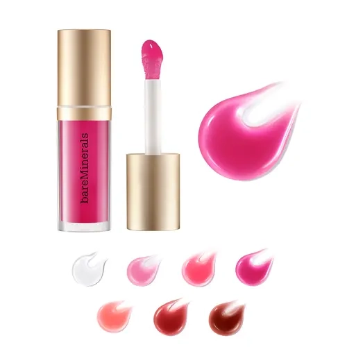 bareMinerals Nourishing Lip Oil - High Shine, Ultra-Hydrating, Hypoallergenic, Safe for Sensitive SKin - Lipgloss