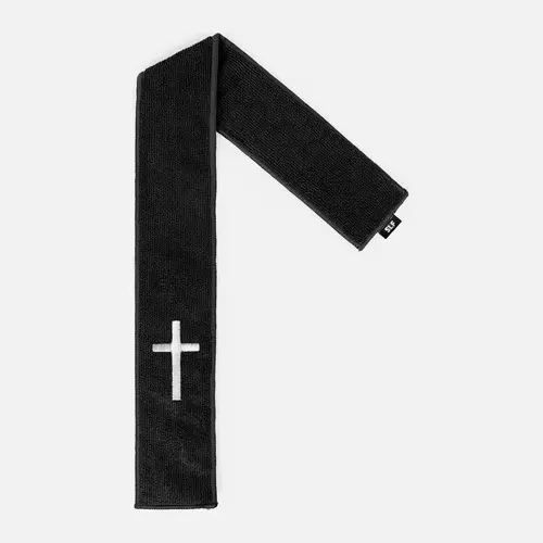 SLEEFS Faith Cross Thin Football Towel - Portable, Lightweight Design with Absorbency, Durable Construction, Embroidered Logo for Football Games Comfortable Use